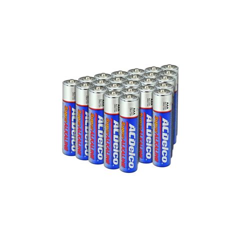 Acdelco Super Alkaline Aaa Battery 24 Pack Ac252 The Home Depot