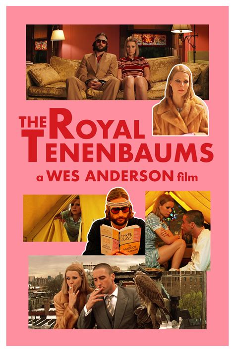 The Royal Tenenbaums Collage Poster Rwesanderson