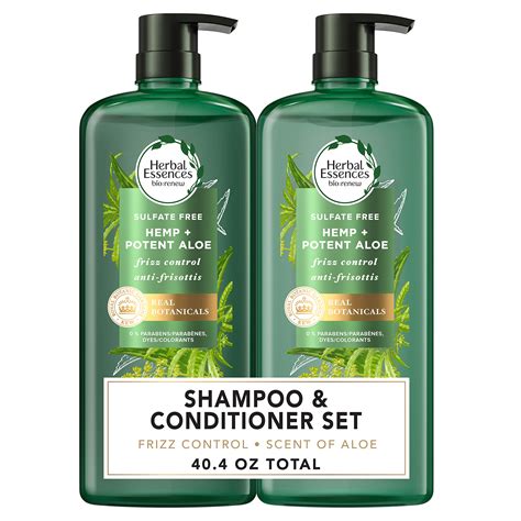 Buy Al Essences Biorenew Sule Free Hemp Potent Aloe Shampoo And