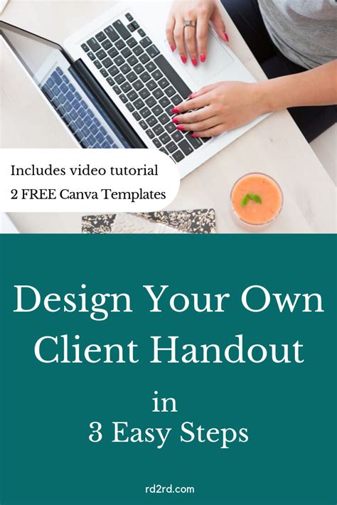 Design Your Own Client Handouts In 3 Easy Steps RD2RD Handouts