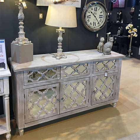 Hampton Mirrored 3 Drawer 3 Door Sideboard | Picture Perfect Home