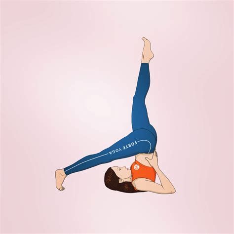 Forte Yoga Friday Inversion One Leg Supported Shoulderstand Eka Pada