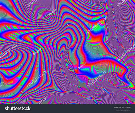 Psychedelic Rainbow Background Lsd Colorful Wallpaper Stock Illustration 2043002309 Shutterstock