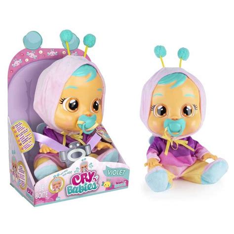 Cry Babies Violet Magic Tears Bambola Che Piange 30 Cm 81826 Imc Toys 18m
