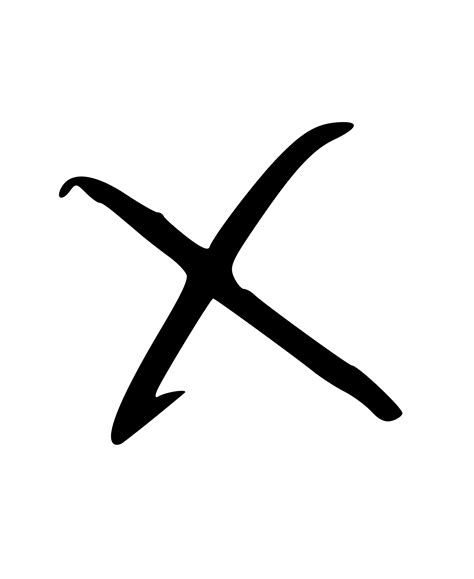 X Mark Symbol - ClipArt Best png image