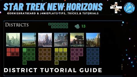 Star Trek New Horizons District Guide Mini Tutorials Series Youtube