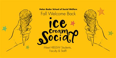 Welcome Back Ice Cream Social Fall Welcome