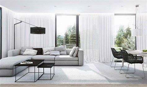 15 Modern White And Gray Living Room Ideas Modern White Living Room