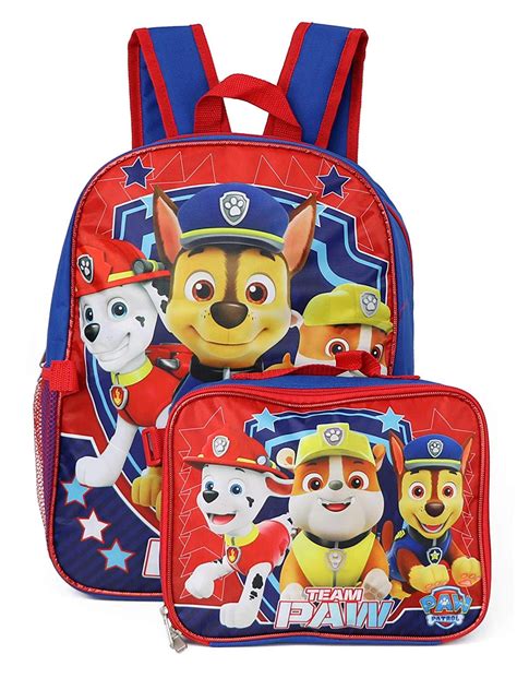 Backpack Paw Patrol Chase Marshall Rubble Skye New 009663