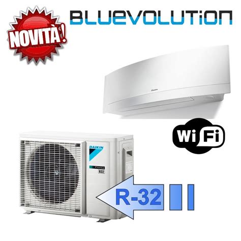 Daikin Climatizzatore Mono Split Parete Emura Bianco WiFi 18000 BTU