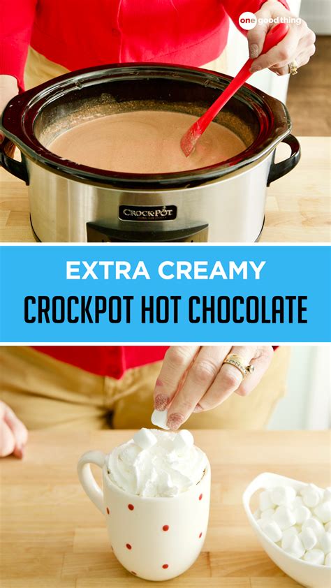 the best ever creamy crockpot hot chocolate crockpot hot chocolate delicious hot chocolate