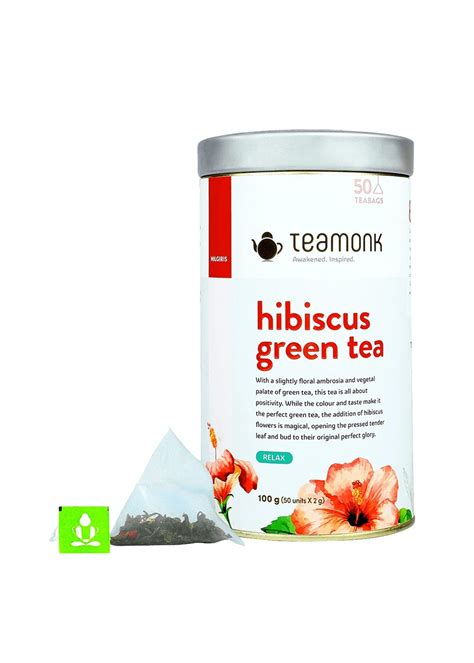 Get Hibiscus Green Tea Long Leaf 50 Tea Bags 100g 50 X 2g At ₹ 600