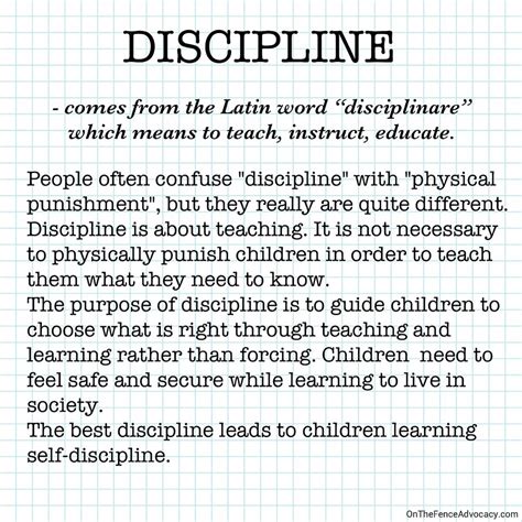 Discipline Poems
