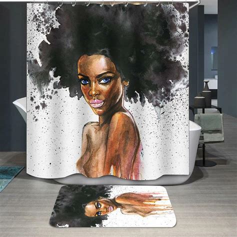 Order Beauty African Woman Shower Curtain From Brightroomy Now