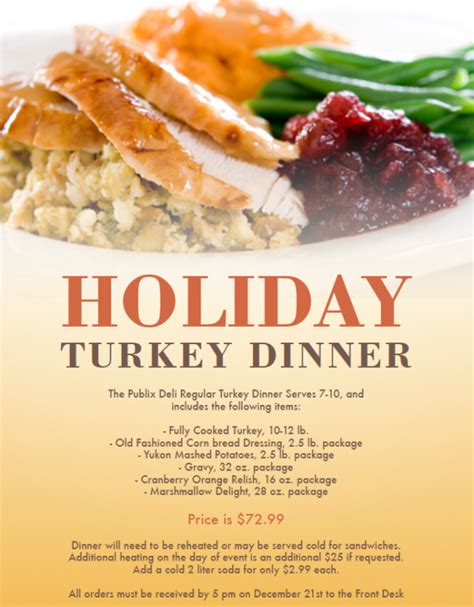 Publix aprons® veggie burger bowl recipe. Publix Turkey Dinner Package Christmas - Publix Pilgrim ...
