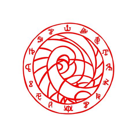 Símbolo SB vermelho Círculo de transmutação Paranormal Papéis de