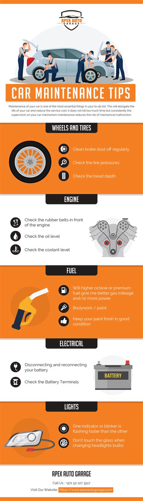 Car Maintenance Tips Ucollect Infographics Car Maintenance