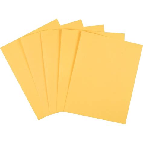 Staples Pastel Colored Copy Paper 8 12 X 11 Goldenrod Ream 14788