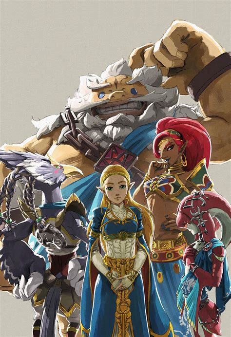 Zelda Atem Der Wildnis Der Champions Ballade Poster 13 X 19 Etsy