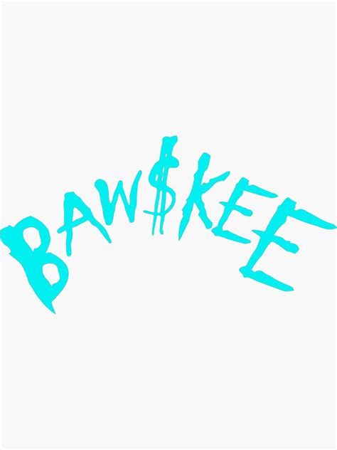 Vintage Comethazine Merch Bawskee Embroidered Logo Sticker By