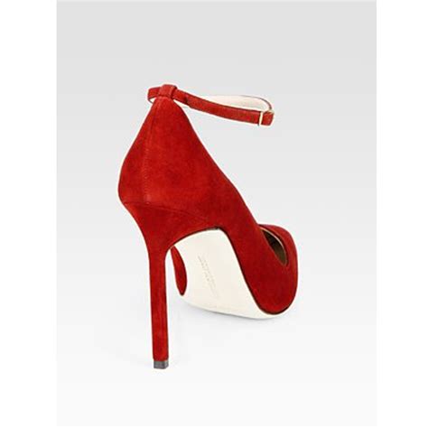 New Website For Your Fashion Manolo Blahnik Bb Suede Ankle Strap Pump