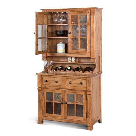 .with chic buffet servers, cabinets, sideboards and hutches—and you can buy now, pay later with looking to add a traditional touch to your dining area, as well as added storage space for china and. Sedona Buffet W/ Hutch And Wine Storage Sunny Designs, 4 Reviews | Furniture Cart