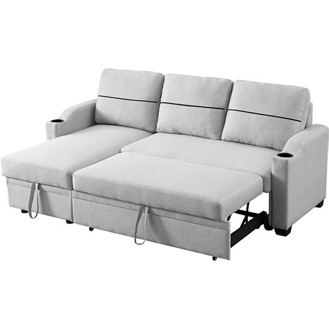 82 Inch Modular Recliner Sofa Bed With Pull Out Sleeper2