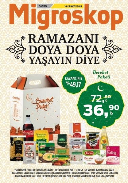 Bugün inceleyebileceğin 2 farklı katalog var. Yeni Migroskop dijital dergisinde bu ay 16-29 Mayıs 2019 ...