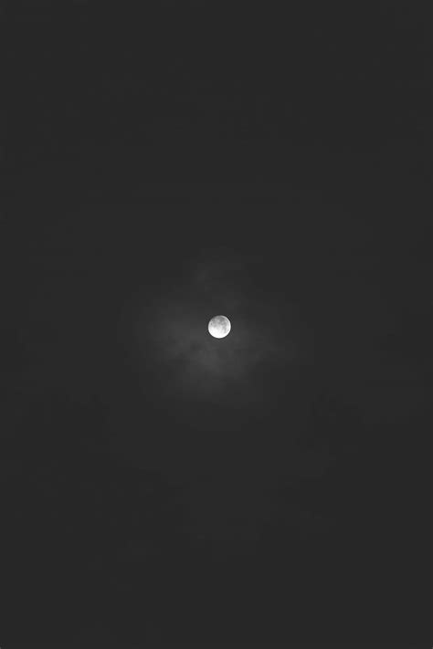 Hd Wallpaper Moon Full Moon Nightsky Pitch Black Dark Backgrounds