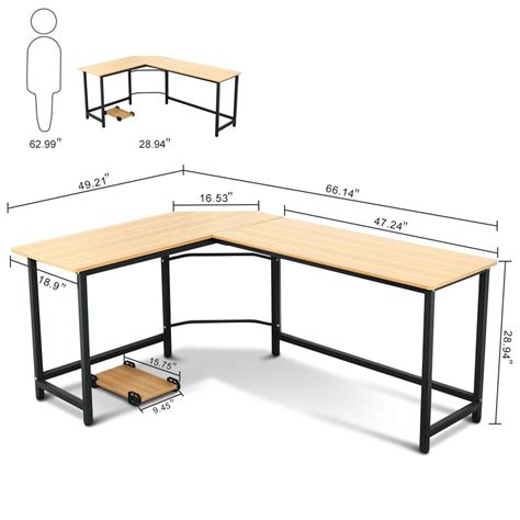 Beautiful and functional study tables are essential in building a conducive workspace. Tribesigns Modern L-Shaped Desk Corner Computer Desk PC ...