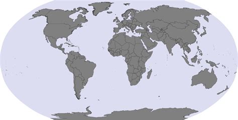 Map Of The World Without Labels Direct Map