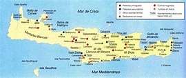 Isla De Creta Mapa