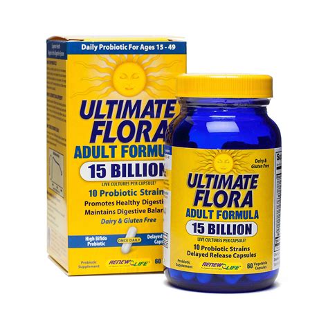 Ultimate Flora Probiotic For Adults By Renew Life Thrive Market