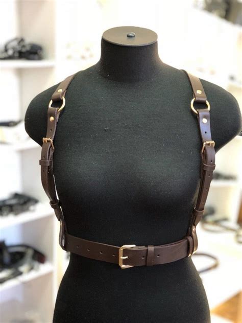 Harness Leather Harness Women Leather Harness Leather Body Etsy In