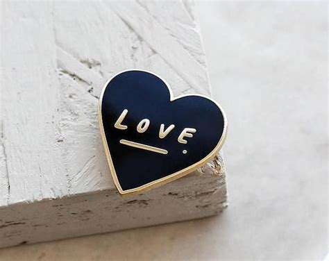 Discover New Inspiring Finds Every Day Etsy Heart Enamel Pin Enamel
