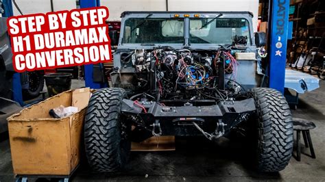 Step By Step H1 Hummer Duramax Conversion Youtube