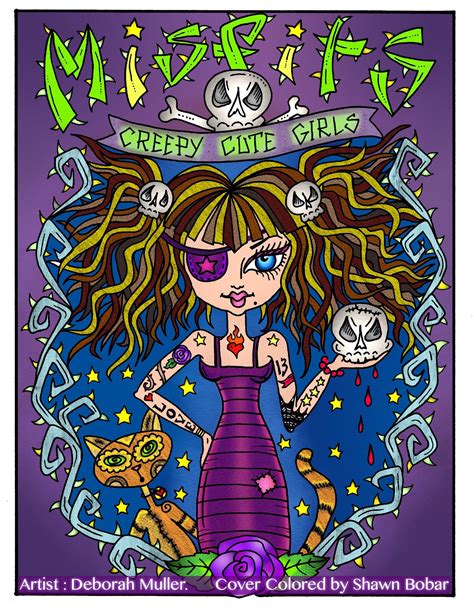 Misfits Digital Coloring Book Pdf Printable Coloring Pages Etsy