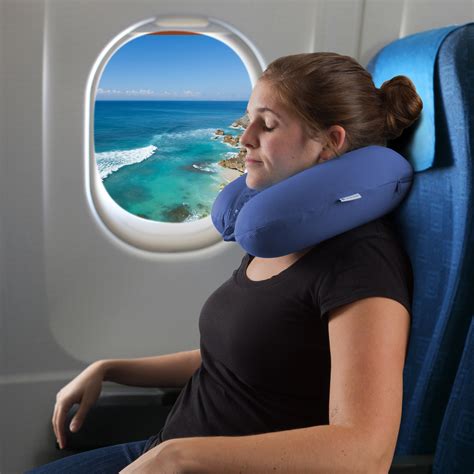 Memory Foam Travel Pillow With Gel That Cools For Headneck Support