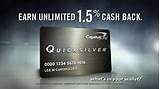 Capital One Quicksilver One Credit Card Photos