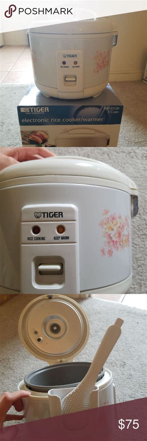 Tiger 3 Cup Floral Rice Cooker Rice Cooker Cup Cooker