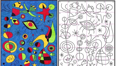 Ode To Joan Miro Mural Diagram Art Projects For Kids