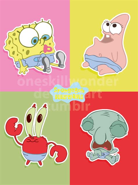 Baby Spongebob Poster By Oneskillwonder On Deviantart