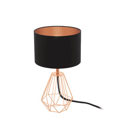 Eglo Lighting 95787 Carlton 2 Single Light Table Lamp In Copper