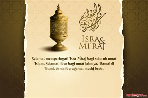 Isra Miraj Arab Kartu Ucapan Perjalanan Malam Nabi Muhammad