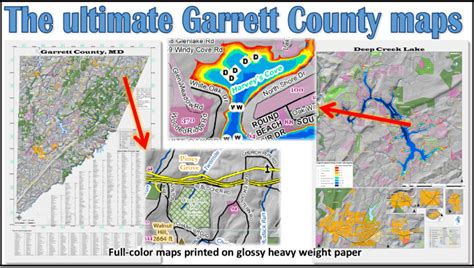 Garrett County Maps Small Overview Deep Creek Times