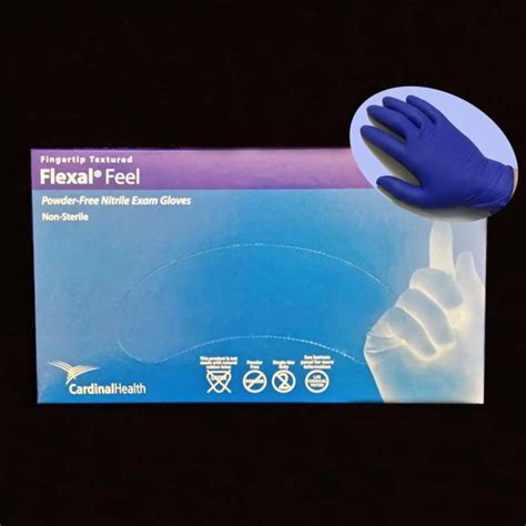 Nitrile Large Flexal Feel Exam Gloves Powder Free Non Sterile No Powder 100box