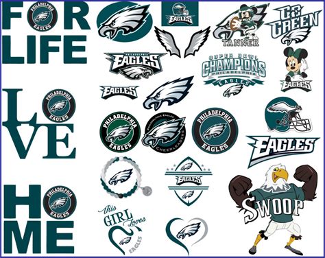 Philadelphia Eagles Svg Nfl Svg Football Svg Files T Shirt Design