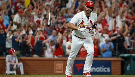 Albert Pujols Hits 698th Homer Helps Cards Beat Reds 6 5 Other Sports