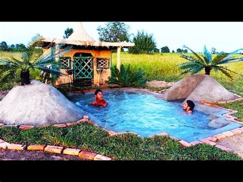 Easy way to make a great modern house with swimming poolin the video, we show you how to build a modern house with a pool. Building Mini Luxury Mud House & Swimming Pool in front of ...