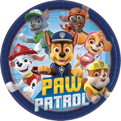 Paw Patrol Adventures Dessert Plates 8 Pk Canadian Tire
